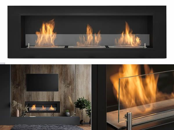 Chimenea bioetanol pared opiniones